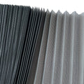 Modern Design 16mm 14mm 18mm Fold Height Polyester Pleated Window Screen Anti-Mosquito Feature