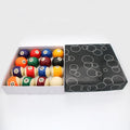 Black and White Package Box and Resin Material 57.2mm Dia Billiard Pool Ball