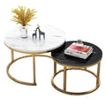 Simple Round Modern Corner Table Can Be Combined with Light Luxury Telescopic Extendable Living Room Console Table