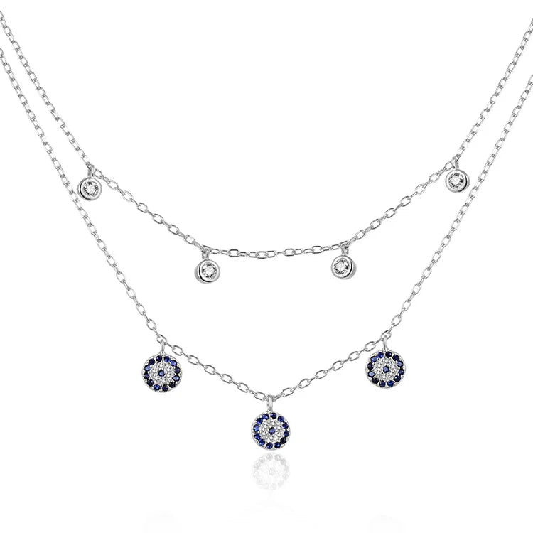 Jewelry Making Supplies 925 Sterling Silver Fashion Layered Necklace