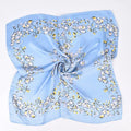 2026 European New Spot Wholesale Women's square Tudung Silk Scarf Fashion Floral Print 70 * 70 cm square Scarf