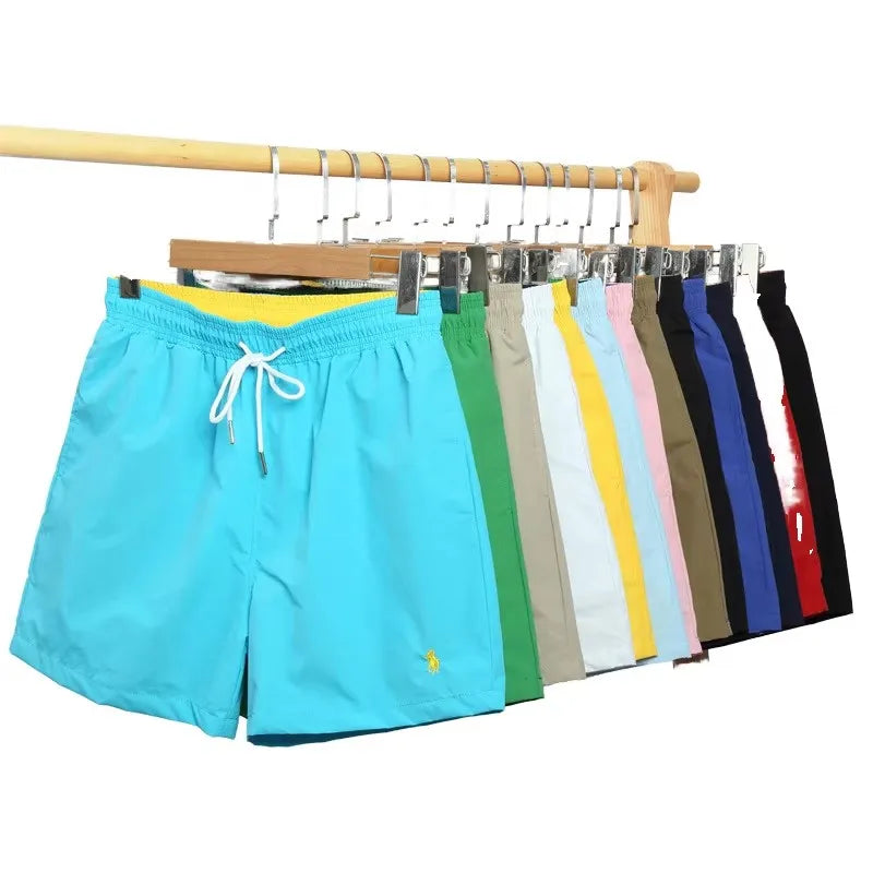 Wholesale Custom Logo Quick Dry Swimming Shorts for Men Swimwear Man Swimsuit Swim Trunks Summer Bathing Beach Wear Surf  Shorts