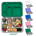 Aohea Eco Friendly BPA Free Leakproof Dishwasher Safe 5 Compartment Kids Children Bento Lunch Box for Adults