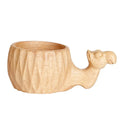 Creative Camel Shaped Design Handmade  Wood Nordic Finnish   Kuksa Mug Animal Carton  Camel Lovers Wood Cup with Handle