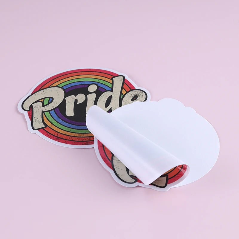 OEM & ODM Vinyl Custom Matte Glossy Finish CMYK/Pantone Sticker Sheet Diecut Waterproof Stickers Self Adhesive Bumper Sticker