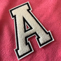 Beautiful Design Embroidery Letters Chenille Patchneat logo Heat Press Embroidery Towel Badge for Hoodies