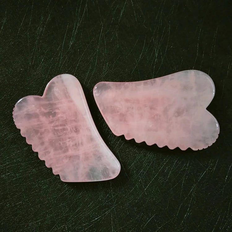 Diy Good Quality Factory Directly Gua Sha Wand Massager Green Rose Quartz with High Korean Skin Care