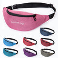 Gelory Custom Logo Unisex Neoprene Zipper Waterproof Fashion Travel Chest Bag Colorful Running Fanny Pack