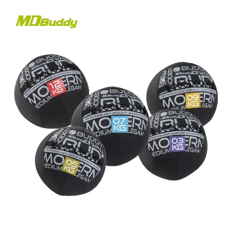 MDBuddy Soft Medicine Wall Ball Weighted Ball 3kg/5kg/7kg/9kg/12kg for Physical Therapy and Strength Training MegaBDM