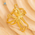 SUMMLY Trend Wholesale Personalized Non-fading 18K Gold Plated Stainless Steel Waterproof Adjustable Rings Fashion Jewelry