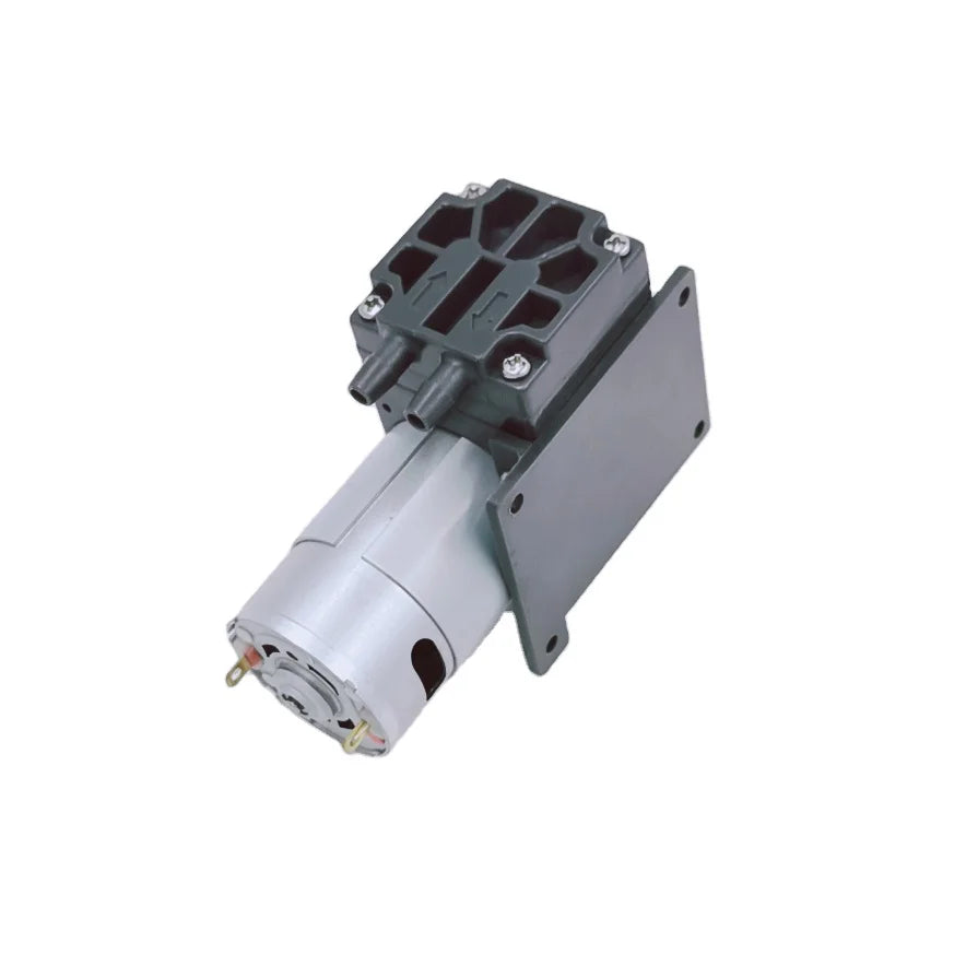 Customized 12V/24V DC Brush Motor Mini Diaphragm Pump 260Kpa High Pressure Negative 80Kpa Suction Continuous