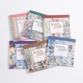 25 Pieces/Pack Material Sticker Book Hanging Garden Series Retro Artistic DIY Decorative Base Stickers 6 Models