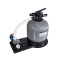 Multi Function 6 Port Valve Fiberglass Mount Sand Filter Pump Combo for Swimming Pool
