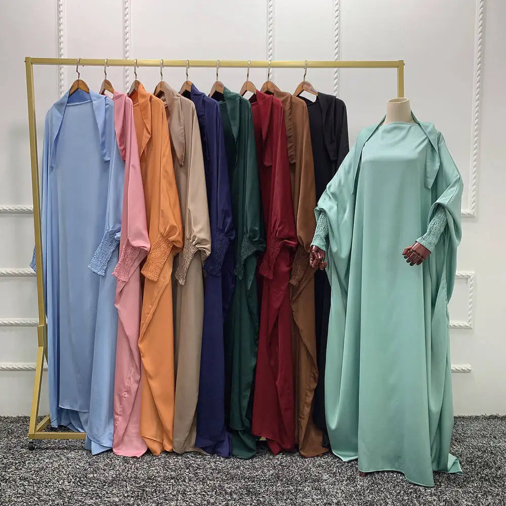 Full Length Hot Selling One Piece Full Length Jilbab Prayer Abaya Modest Khimar Hijab Abaya Islamic Clothing