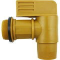 Plastic Drain Tap 55 Gallon Gold Poly Drum Faucet 2" Lever Action Polyethylene Barrel Tap