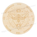 Tailai 6-8inch Pendulum Board Ouija Board Metaphysical Information Witch Board Witchcraft Decision Pendulum Kit for Beginners