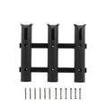 Triple Barrel Plastic Fishing Rod Base Motorboat Yacht Support Detachable Marine Fishing Support Bracket Fishing Rod Holder