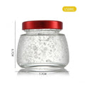 50ml 75ml 100ml 150ml Luxury Mini Bird Nest Design Food Jam Spice Storage Jar Glass Honey Bottle With Metal Lids