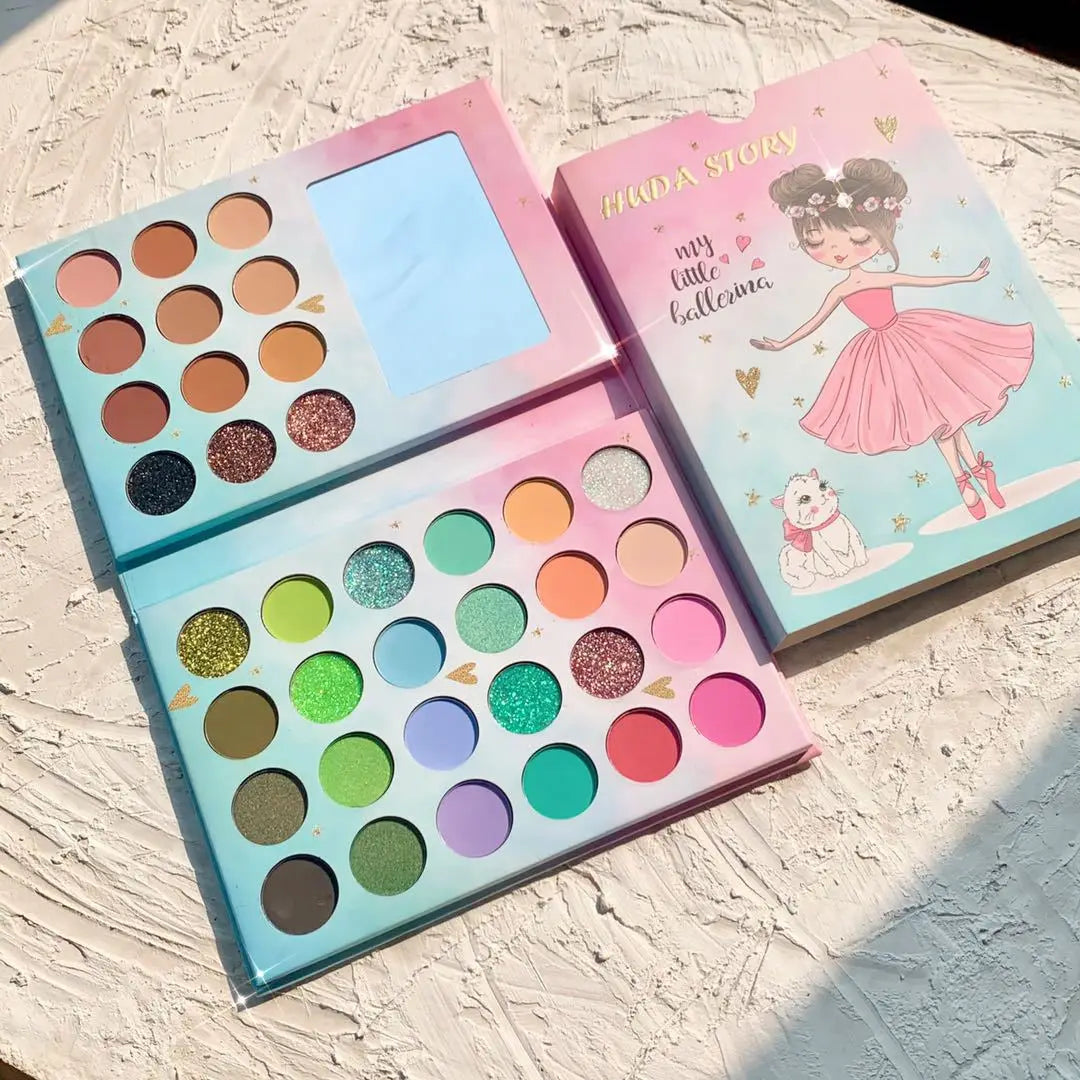 Factory Direct Sell Fashion High Quality Make up Dancing Girls 36 Colors Eye Shadow Palette for Women