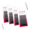 High Quality Wholesale Handmade YY Synthetic Hair Eyelash 3D Design Individual Eyelash Extensions Natural Volume Cluster Lashes