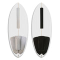 Surfboard Traction Pad Arch Bar 4 Piece Stomp Pad Skimboard Arch Bar Deck Pad Grip with 3M Adhesive for Ultimate Grip