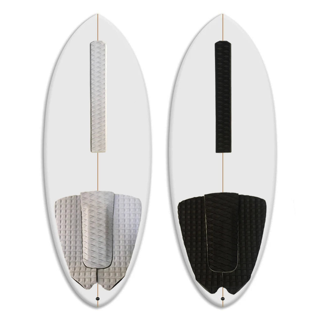 Surfboard Traction Pad Arch Bar 4 Piece Stomp Pad Skimboard Arch Bar Deck Pad Grip with 3M Adhesive for Ultimate Grip