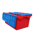 Heavy Duty Plastic Storage Boxes PP Plastic Shipping Crates Storage Containers with Attached Lid