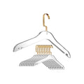 Clothes Store Home Decor Crystal Clear Acrylic Clothes Hanger  Luxury Acrylic Hangers