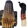 French Curls Synthetic Crochet Braid Hair Extensions Yaki Pony Style Wavy Afro Loose Natural Hair Curly Braiding Hair Hook Braid