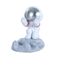 Resin Astronaut Phone Holder Mini Astronaut Figurine Phone Stand Creative Gift for Space Astronaut Lovers