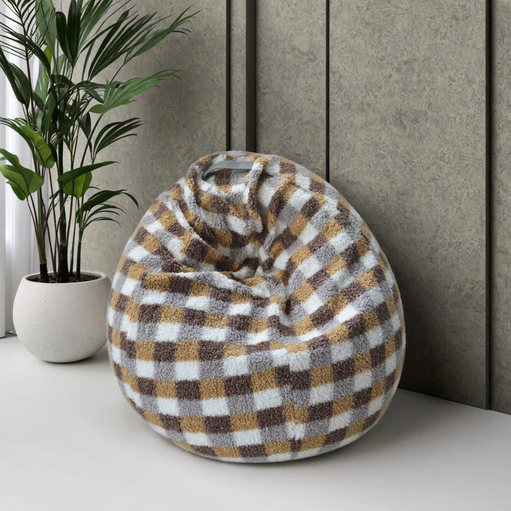 Customized Logo Bean Bag Chair Wholesale Sofa Bean Bag Indoor Round Beanbag Puff Supplier
