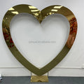 Shimmer Gold & Silver Photography Backdrop Stands Metal Wedding Backdrop Wall Stand