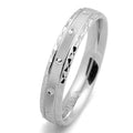 Real 925 Sterling Silver Couple Rings His and Her Wedding Band Ring Solid Silver Jewelry for Women