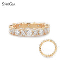 Moissanite Wedding Band Confetti Bracelet Match Rings Confetti Wedding Ring Christmas Present Delicate Ring Women Jewelry