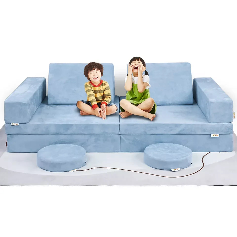 Hot Gifts Children Kids Playing Flexible Seating Sofa Playroom Free Configuration Modular Foam Couch for Playing/
