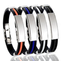 DAIHE High Quality Custom Logo Stainless Steel Charm DIY Bracelet for Men