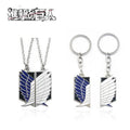 Accessories Metal Pendant Keychain Couple Necklace Shingeki No Kyojin Anime Attack on Titan Necklace