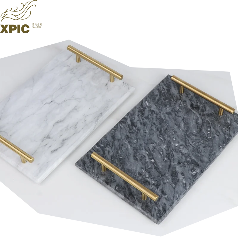 Hotel Decor Marble Jewelry Organizer Tray - Elegant for Ash Tray Serving & Interior Design