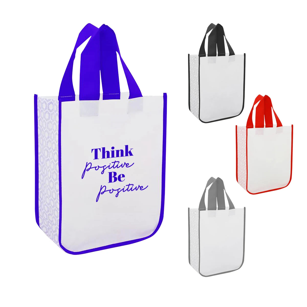 Manufacturer Wholesale Custom Foldable Shopping Recycle PP Non Woven Bags Promotional Cheap Custom Letter Pattern