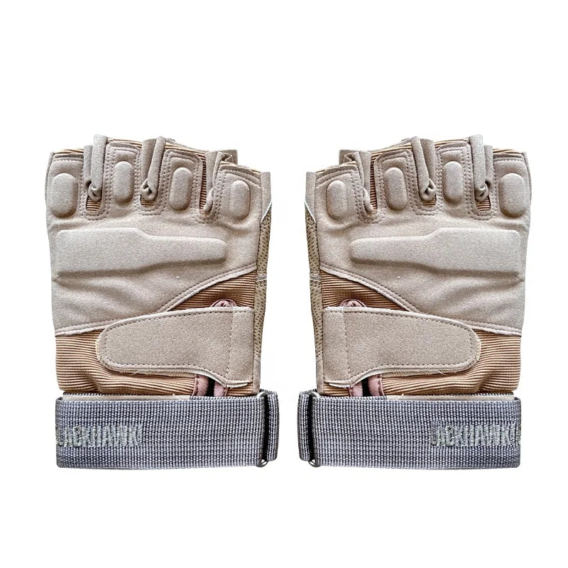 High-Performance Fingerless Work Gloves for Outdoor Sports & Training Non-Slip Grip