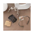 Plastic Teethed Hair Hoop Portable Collapsible Head Hoop for Travel Make up Hair Accessories Fashionable Foldable Headband