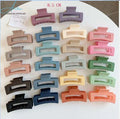 ARCHER 2022 Ins Korean Style Women Simple Hairgrips Hair Accessories Frosted Plastic 8.5cm Large Size Hair Claws for Girl
