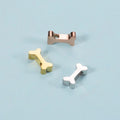 Stainless Steel Dog Bone Pendant Charm for Pet Lover DIY Jewelry Accessories