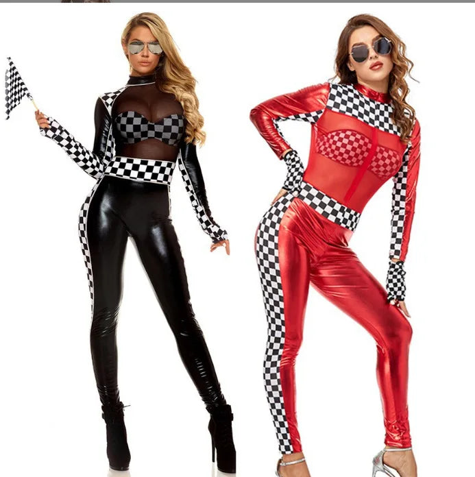 2026 Hot Sale Car Driver Costumes Women Sexy Racing Costumes Racing Uniform Cosplay Costume Sets