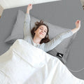 10% Silver Dark/white Color Grounding Bed Linen king Size  Organic Cotton Earthing Sheet with Grounding Cord Fitted Sheet
