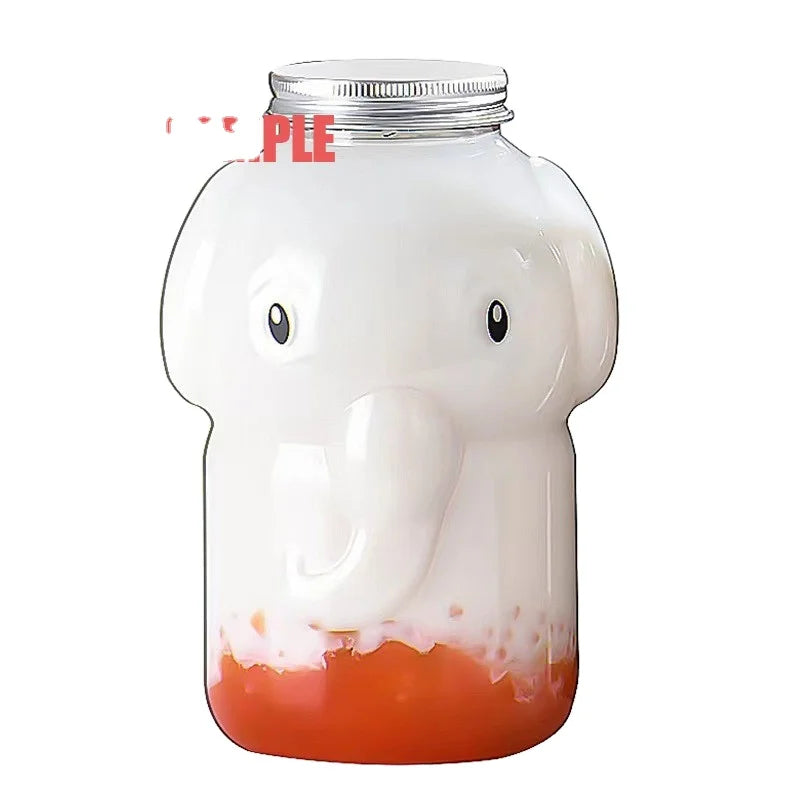 Reasonable Prices Christmas 350ml Elephant Lid Pipette Custom Personalized Plastic Bottle Manufacturers Plastic Pet Bottle