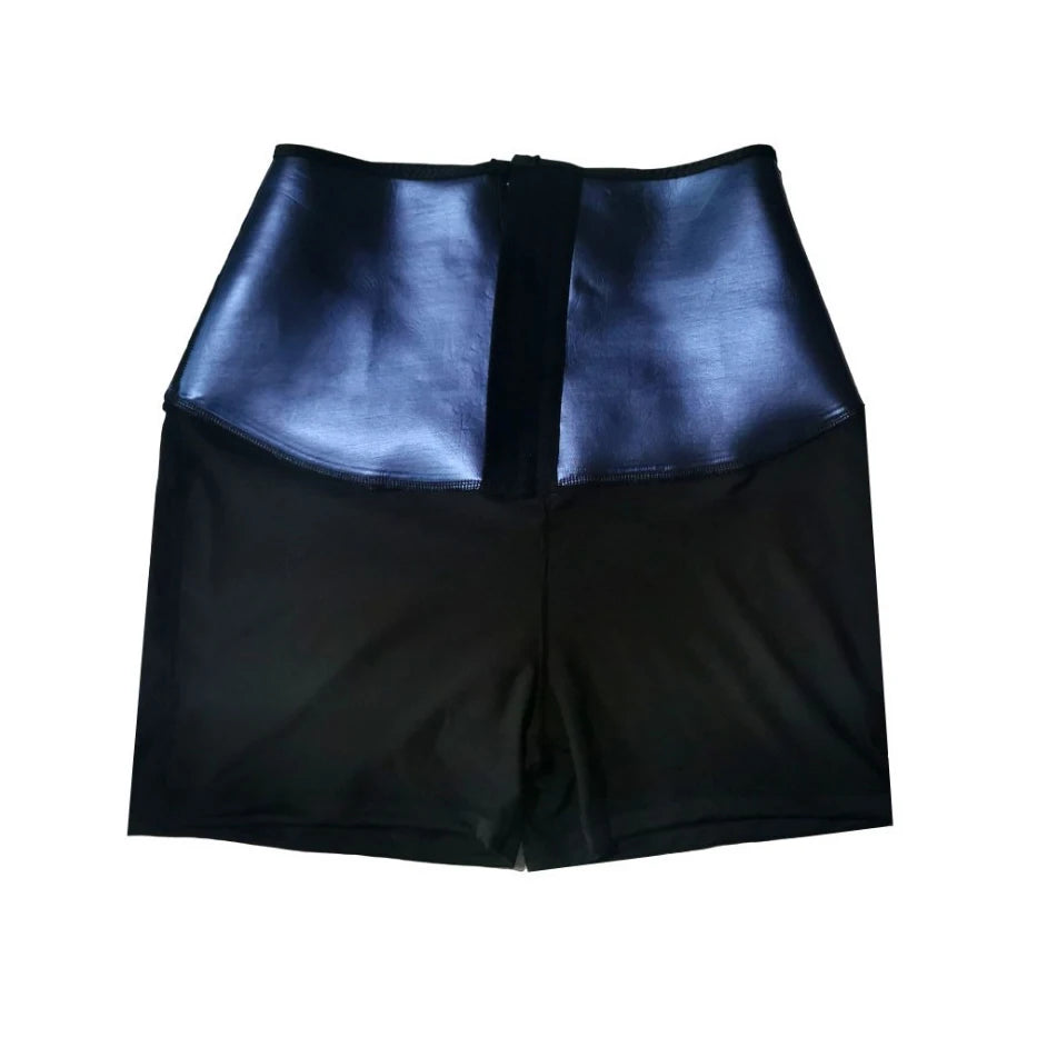 Women High Waist Thermo Workout Exercise Body Leggings Shaper Sauna Sweat Shorts Pants