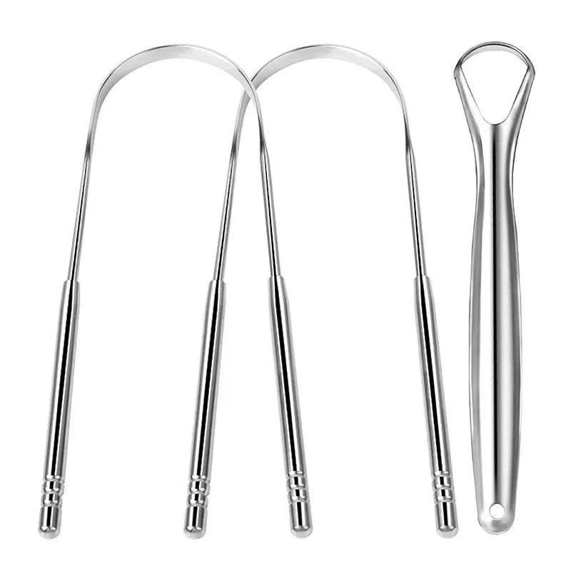2026 New YD Professional  Stainless Steel Tongue Scraper Set With Travel Case