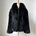 High Fashion Men Clothing Winter Luxury Fur Jacket With Zipper Class Style Real Fox Fur Coat Plus Size