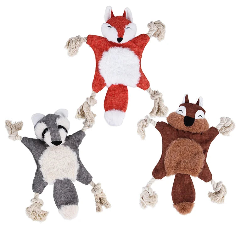 Wholesale Custom Dog Toys Pet Chew Squeaky Plush Stuffed Small Animal Toys Interactive Chew Cloth Toys for Dogs and Cats